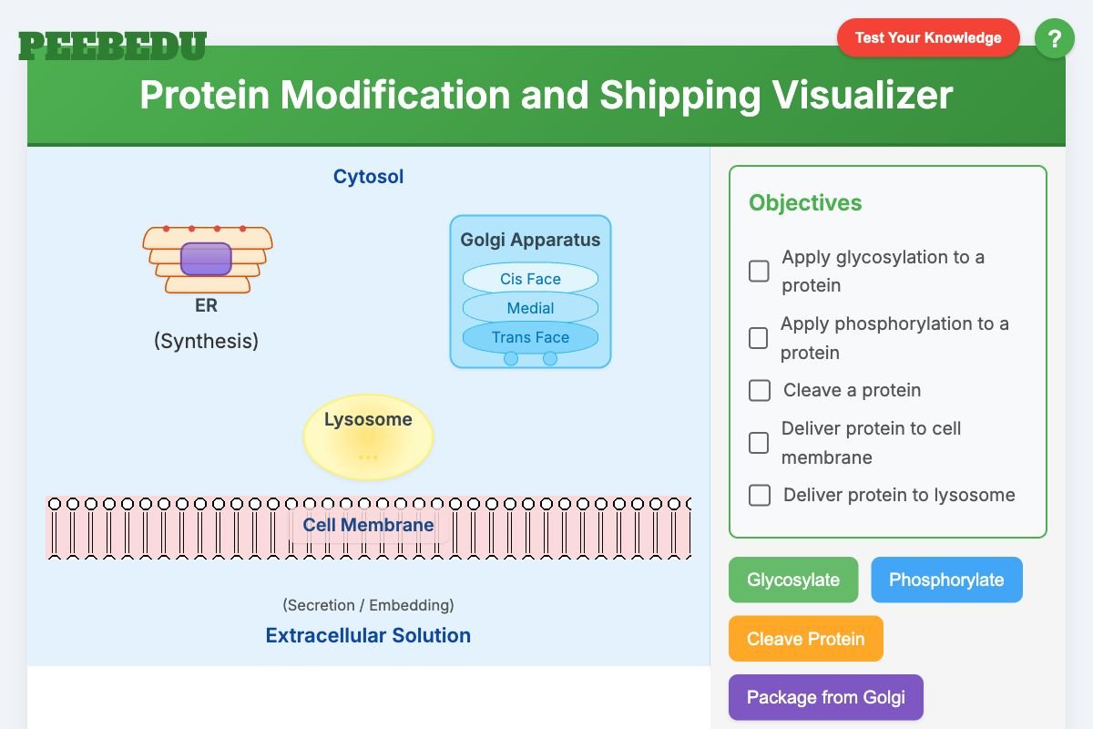 Protein Modification Visualizer screenshot